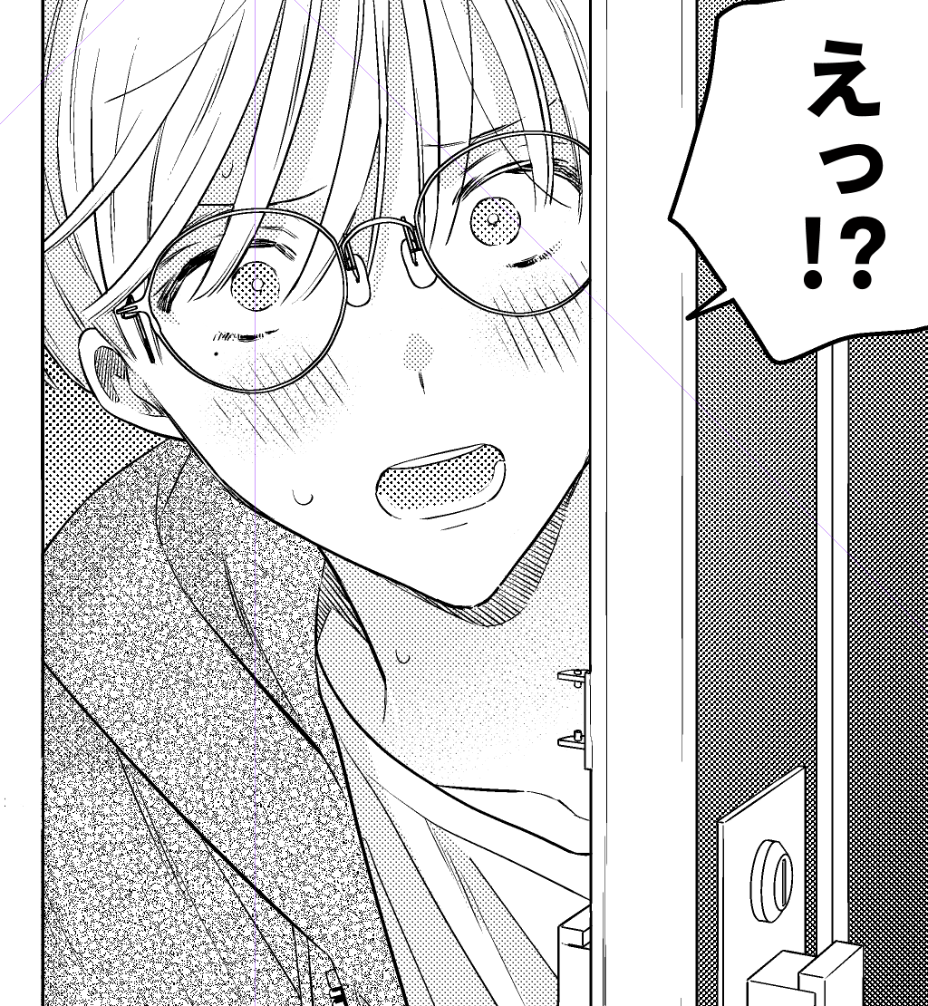 まだ全然やってる 顔が違うなと思いながら描いたけどまあ可愛いからいいかとなったコマです 