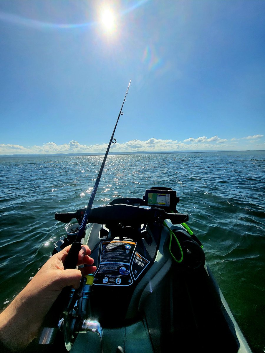 Rob2563's tweet photo. Snuck out for a little zoom and a quick and (not so serious) fish 🐟

Testing the new @Garmin out 👍

#southgippsland  #portalbert #Portalbertfishing #garmin #seadoo #GTX #gtx300 #jetskilife https://t.co/kTieTPhhwN