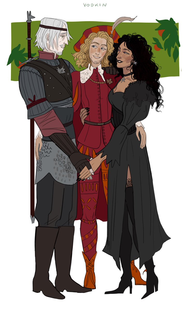 p_vodkin's tweet photo. In the books, wouldn't have half the problems if Geralt understood the concept of polyamory

#TheWitcher https://t.co/u1pjilQd7N