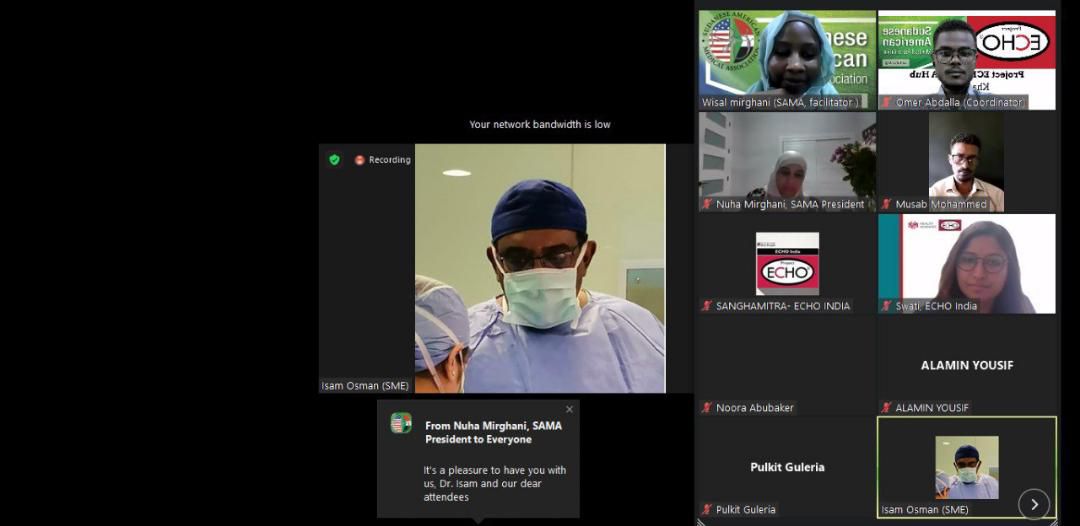 omxrabdalla's tweet photo. It is our utmost pleasure at @SudAmeriMedAsn to conduct the pre-launch session of SurgeryECHO program, we had a brilliant session with a great presence of ECHO India, our SMEs, and attendees. Looking forward to commencing on the 3rd of September.
#Moving_Knowledge_Not_People https://t.co/wm2mrolefn