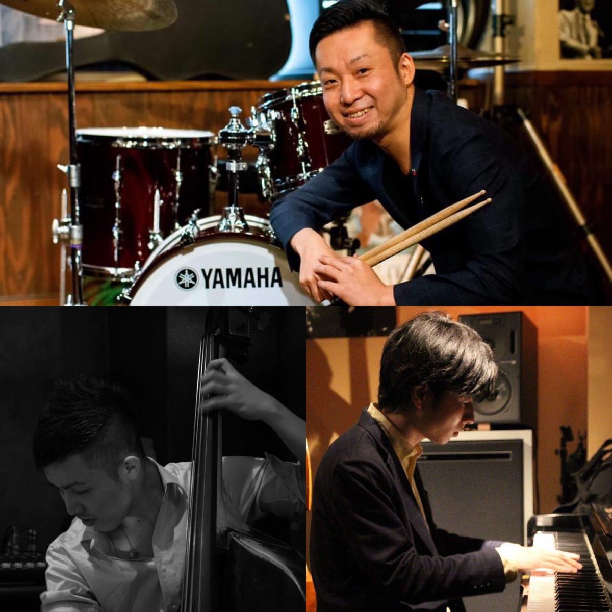 artjazzms's tweet photo. 明日8/28は、毎週日曜日恒例のジャムセッションSunday Jazz Happeningです！

西村匠平 ds
海堀弘太 pf
伊地知大輔 b

15:00〜21:00

CHARGE ￥2,000＋order

ご来店、ご参加を心よりお待ち致しております。

#国分寺 #ジャズ #ジャムセッション
#西村匠平 #海堀弘太 #伊地知大輔 https://t.co/rDF6jrVF53