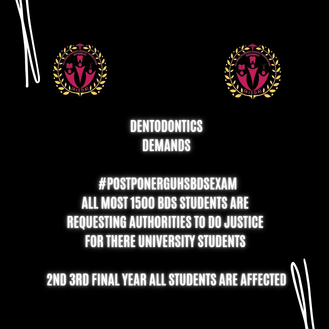 dentodontics's tweet photo. #DENTODONTICS Firmly Stands with the demands of #RGUHSBDS students to #PostponeRguhsBDSExam 

We Requested to health minister sir also of Karnataka to intervene in this stressful situation

But still no positive response from university till now 

@DKShivakumar @ShashiTharoor https://t.co/CgtM8H28YV