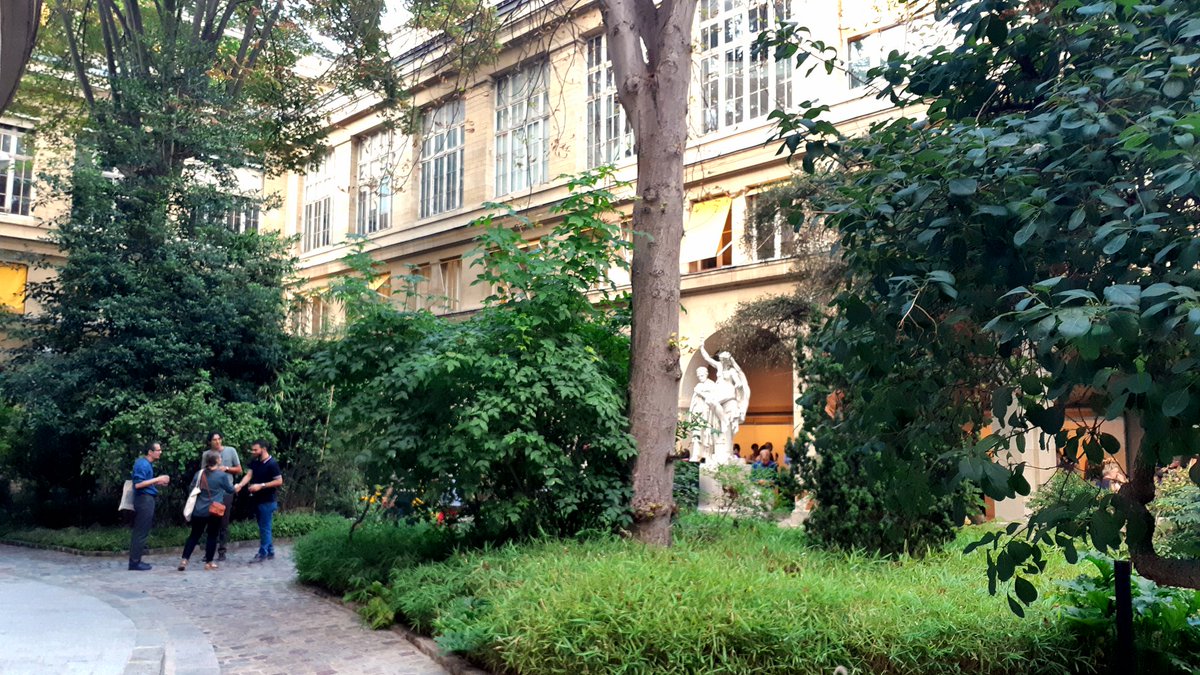 SIEPM2022's tweet photo. Lastly, lovely views the beautiful place that hosted all of us yesterday, in its large echoing halls and inner garden full of birds 🐦🌱 Many thanks to all organizers! https://t.co/48As4Sq9mM