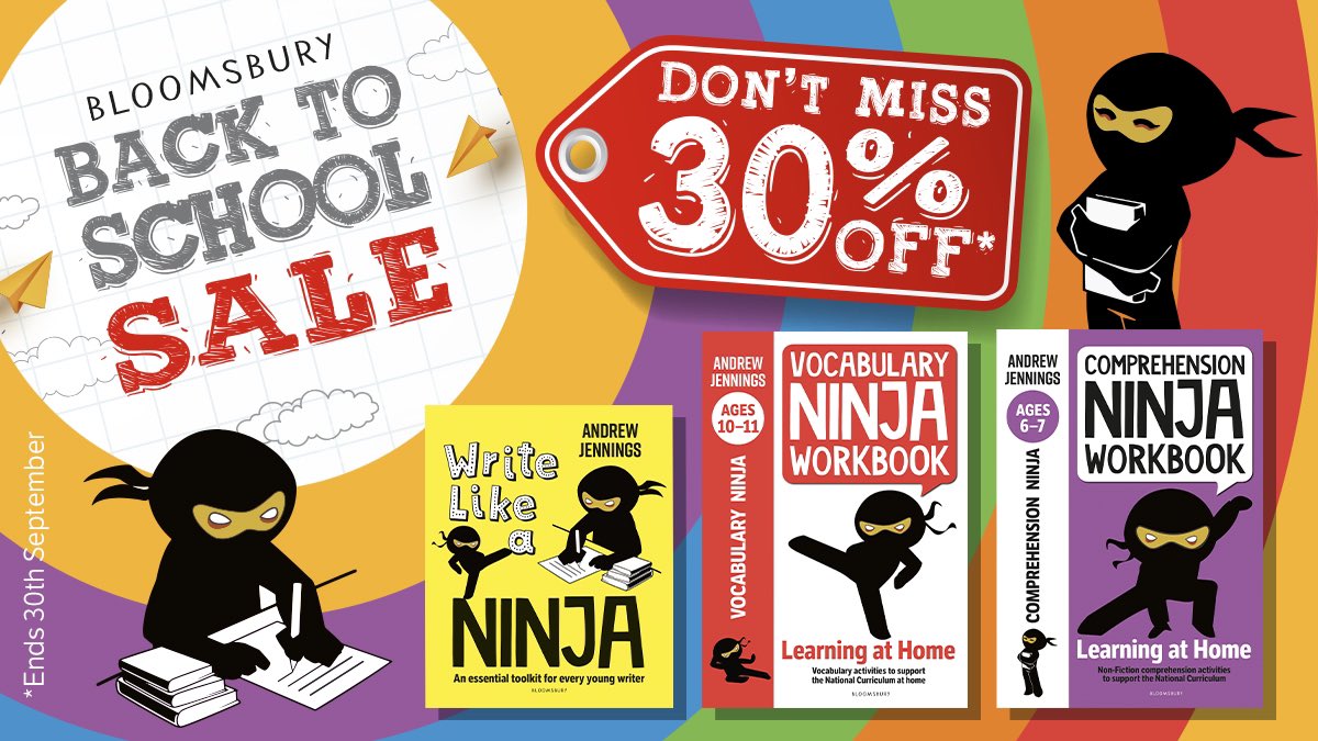 MrJenningsA's tweet photo. All of my education titles are 30% at https://t.co/nIBMLdfZi5, so Write Like a Ninja is only £3.49. Can’t print it for that 🥷🔥🤣✍🏽 #writing #primary https://t.co/D87JQ5fvtS