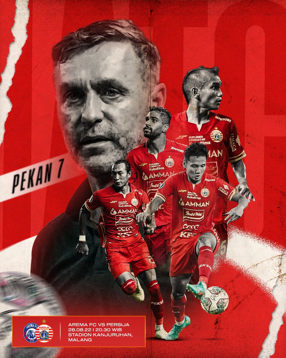 Persija_Jkt's tweet photo. Malang, Macan Datang‼️

⚽ Arema FC vs Persija Jakarta 
🗓️ Minggu, 28 Agustus 2022
🕗 Kick Off 20.30 WIB
🏟️ Stadion Kanjuruhan, Kabupaten Malang

Come On You TIGER 🐯

#ToTheNextLevel #BRILiga1 #BelieveIn12 #PersijaJakarta https://t.co/0fecONBqtT