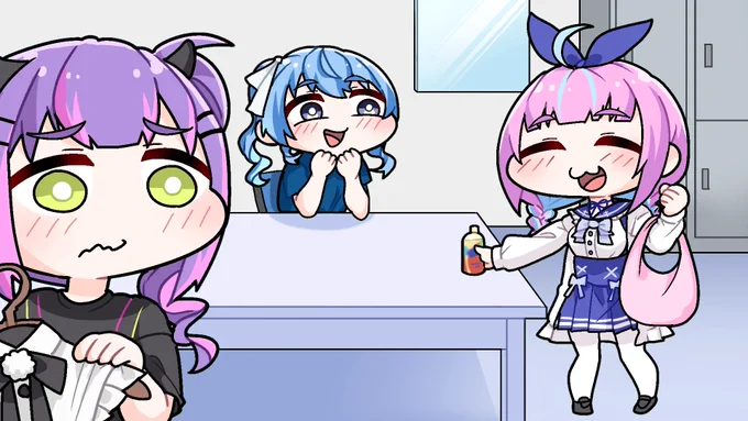 ダンスの先生の飲み物を間違えて飲んでしまう あくたん#あくあーと #TOWART  #ほしまちぎゃらりー 