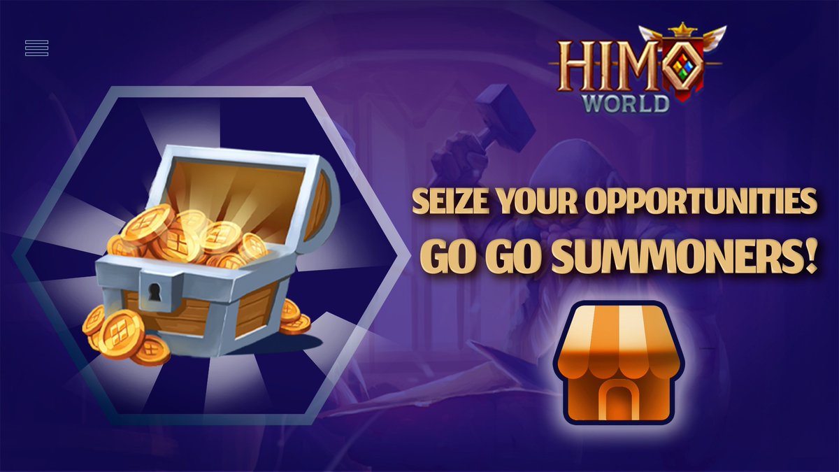 ✨ GO GO SUMMONERS! SEIZE YOUR OPPORTUNITIES IN HIMO SHOP! 🎯 Let’s grab your favorite items in our Himo Shop now! 💥 Read for more: t.me/HimoWorldOffic… #HimoWorld #HimoShop