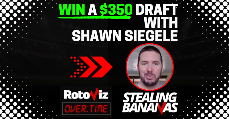 OvertimeIreland's tweet photo. Win A $350 @FFPC @Footballguys Draft w/ Shawn Siegele

1 entry for each ⤵️ (4 for ALL)
1️⃣ Retweet this
2️⃣ 5⭐️  &amp; Subscribe to RotoViz Overtime &amp; Stealing Bananas Podcasts
3️⃣ Reply with a screenshot of your 5⭐️
4️⃣ Subscribe to the RotoViz Youtube Channel

Winner announced 2nd Sept