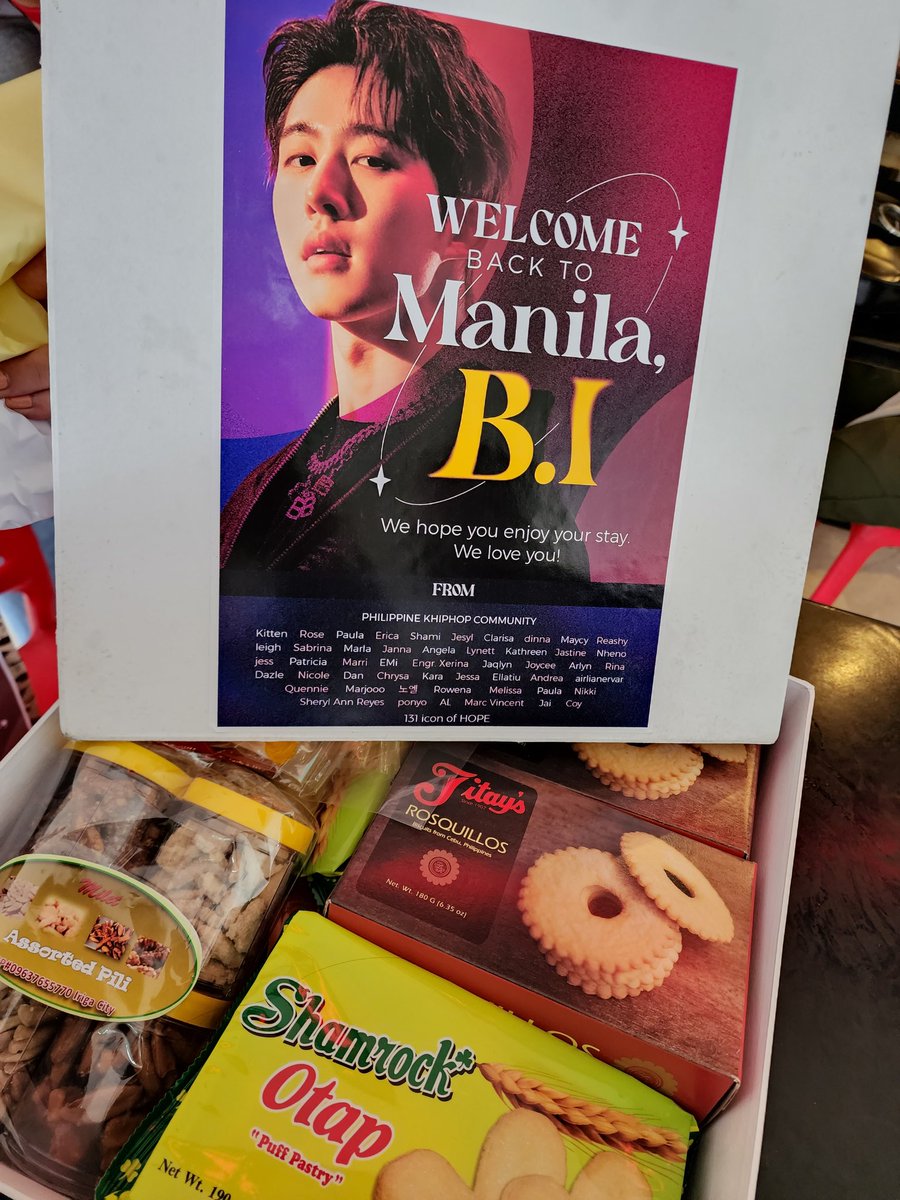KHIPHOPMNL's tweet photo. PH IDs
ALL FOOD SUPPORT WERE SUCCESSFULLY DELIVERED ππβ¨οΈ
Once again, thank you to everyone who made this possible β€οΈ
LECHON βοΈ
FRUIT BASKET βοΈ
GRAZING BOX βοΈ
SNACK BOX βοΈ
#KimHanbin #HANBIN #BIinManila #HanbinInManila #ItsBInAWhile #BIofflineInManila https://t.co/7iuaYeER1Y