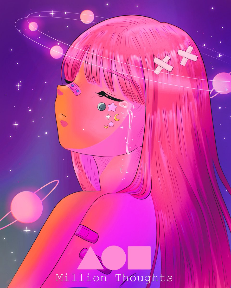 LoeChii's tweet photo. Good morning💕✨

My piece

“Million Thoughts” 

Reserve: 0.15 ETH

is now available in my World of colors collection on @foundation 🌟!

I hope you like it and some might be able to relate to it!

I have spend a lot of time on this. 
Thank you for support🙌❤️🔥

#NFTCommunity https://t.co/snZKJnJFCg