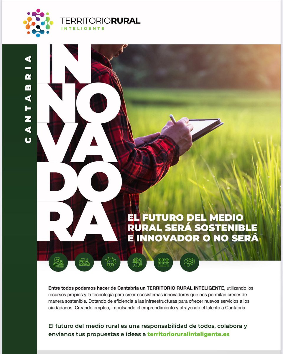 RuralTerritorio's tweet photo. Según la @RAEinforma, Regenerar significa “dar nuevo ser a algo que degeneró, restablecerlo o mejorarlo.”
#REgeneremos el medio rural con Visión Innovadora y convirtamos nuestros territorios en motores de desarrollo sostenible e inteligente.
#Otromodeloesposible https://t.co/qb3xfkNXxg