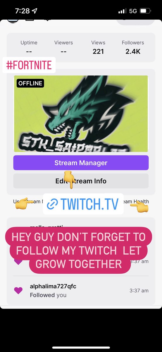 66Geniuses2's tweet photo. Like if you stream on #twitch 🔥
1 Like/Retweet💯
2 Link your Twitch
3 Follow me 🙏
#SupportSmallStreams #SupportSmallStreamers 
@BlazedRTs
@sme_rt
@Streamboosts
@cryptocomnft #NFTs #ITRTG #NFTs @nftallinfo #nftcollectors @SupStreamers https://t.co/eqWcikr9A5