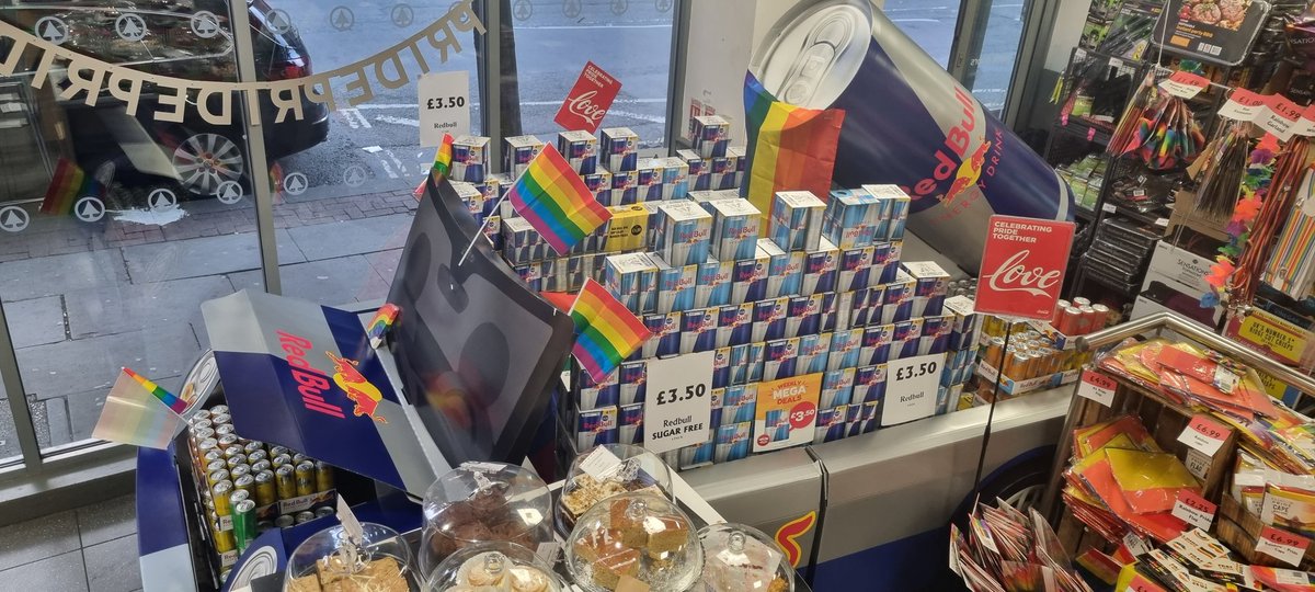 SPAR_PrincessSt's tweet photo. #RedBull comes to #Spar for #Manchester #Pride2022 #manchesterpride @ManchesterPride @Pride #pride https://t.co/ra3CUxlgg2