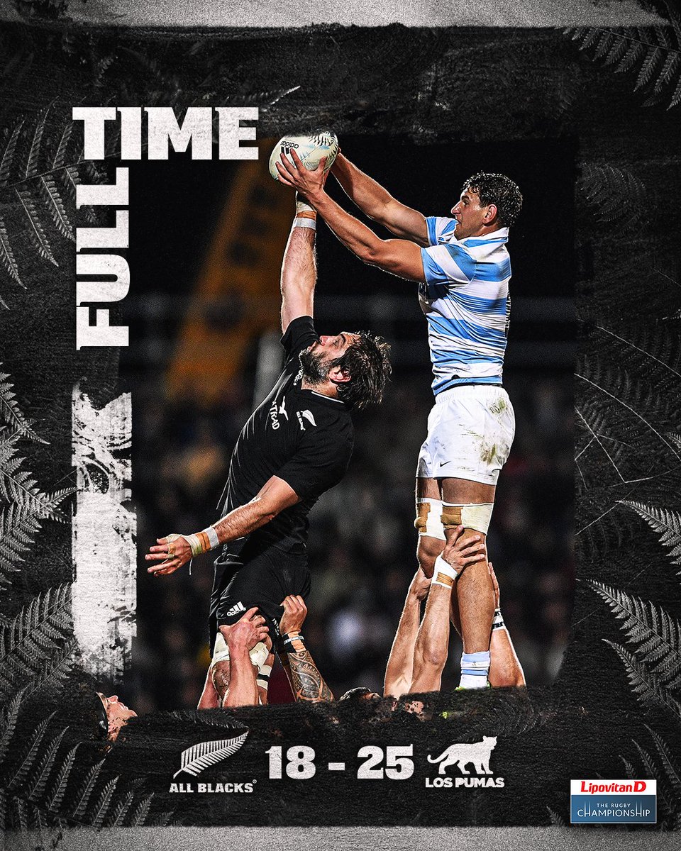 Full-time in Ōtautahi. See you next week @lospumas

#NZLvARG 🇳🇿🇦🇷 #TRC2022