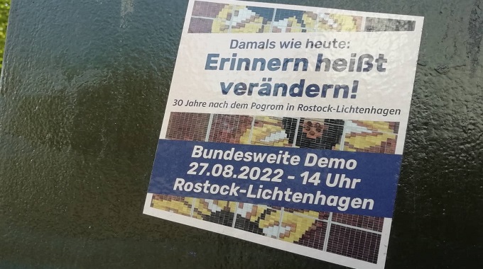 Alle Infos zur Demo heute in #Rostock #Lichtenhagen bekommt ihr unter infonordost.de/30-jahre-nach-… #mvnazifrei #naziskaputt #infonordost