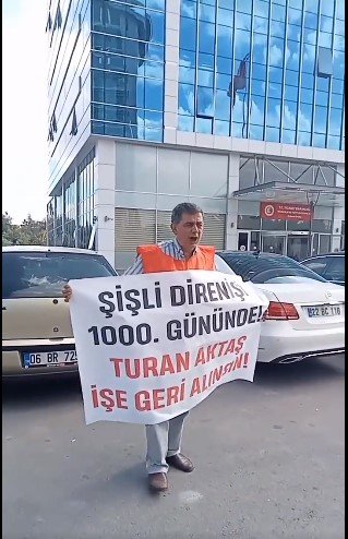 ŞİŞLİ DİRENİŞİNİN 1000.GÜNÜNÜ SELAMLIYORUZ!