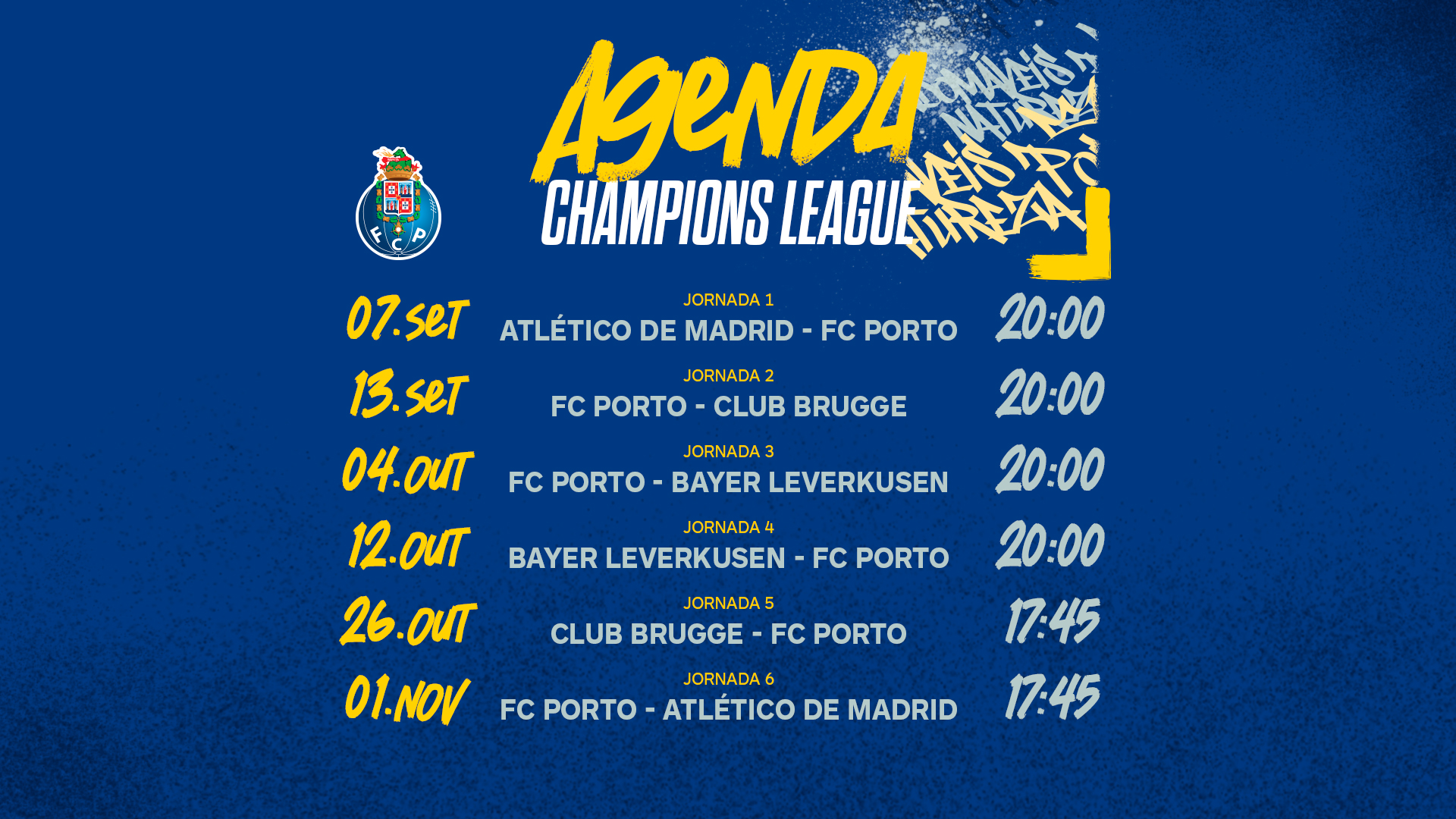 FC Porto - Vencedores da fase de grupos da UEFA Champions League