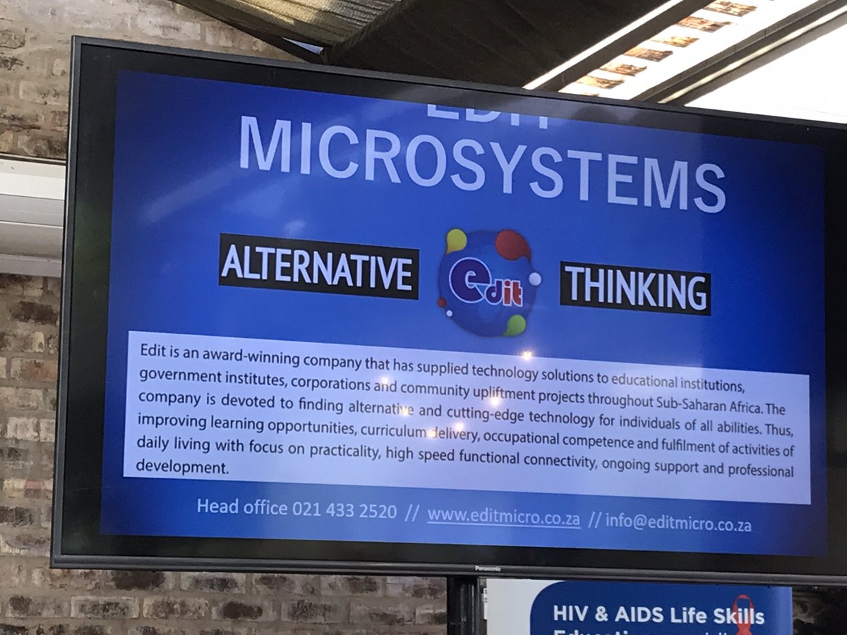 PatriciaArendse's tweet photo. Ricus Groenewald from #OPTIMI and Talia Rodrigues and Ingrid Roos from #EditMircoSystems presented on using technology and assistive devices within the classroom @BroNeville @DisesWced https://t.co/Rh4X2iy4ek