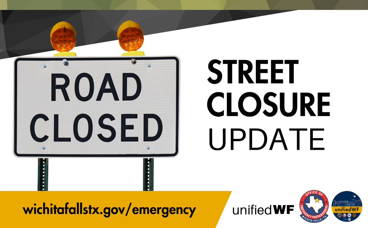 #RoadClosure | Scott Avenue from Lincoln to 11th St is now closed. Please be mindful of bikers. For road closures info, visit wichitafallstx.gov/emergency. 

#HotterNHell #WichitaFalls #HHH2022