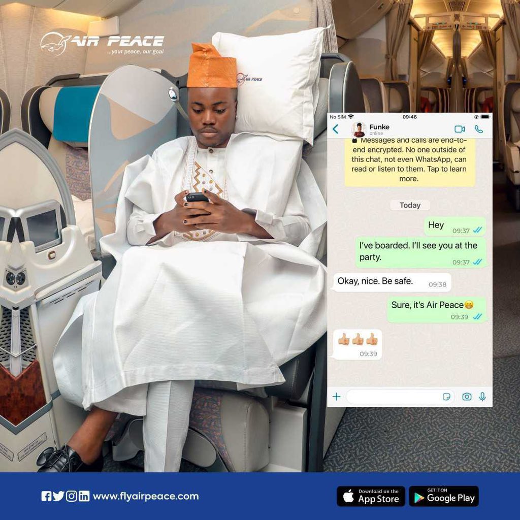 flyairpeace's tweet photo. Where are you spending your weekend across Nigeria?

Always book ahead on https://t.co/OgBH3ljzeZ and enjoy our signature hospitality.

#BetterDealWithAirPeace #weekend #weekendmood #LagosNigeriaFlights #FlyInPeace https://t.co/u4OnpqIrAQ