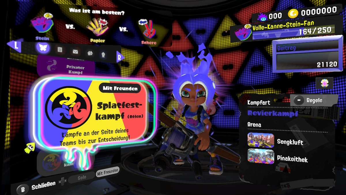 diamantcreeper's tweet photo. Die Demo macht echt viel Spaß, aber dennoch brauchekeinen ich Switch online dafür. Naja #DestinySplatoon3 https://t.co/vsYimjmfaz