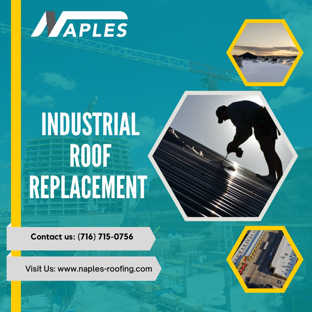 NaplesRoofingny's tweet photo. For a quality Industrial roofing experience, call Naples Roofing at (716) 715-0756 and Visit us at https://t.co/OArsJQLwfK
#roof #roofer #roofing #roofservices #roofreplacement #roofreplacementsystem #roofreplacementexperts #roofreplacementservices #roofreplacementtoronto https://t.co/D6sN9ESFj1