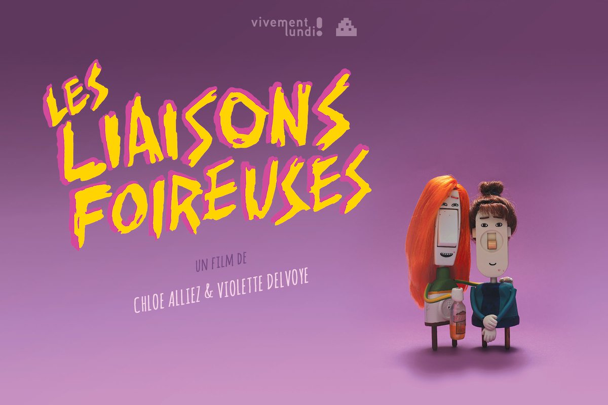 LES LIAISONS FOIREUSES de Violette Delvoye et Chloé Alliez et TEMPS DE COCHON d’Emmanuelle Gorgiard en sélection officielle au festival <a href="/StopMoMontreal/">Stop Motion Montreal</a>❣️#stopmotionanimation