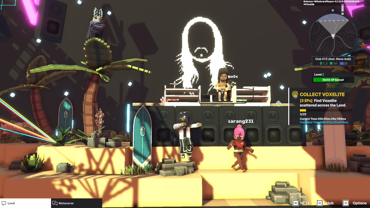 NangThuk's tweet photo. @TheSandboxGame @steveaoki I just participated in the #SandboxAlphaS3Giveaway for a chance to win 500 SAND! On stage with Steve Aoki, check out my screenshot below!
👇 https://t.co/sj1HtQBTc4