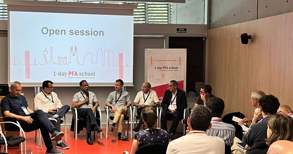 The first "One-day PFA School" finally happened on Thursday!
It was a great day with an incredible scientific program. In my opinion, a great success for the Pulsed Field Ablation (PFA) field.
It's time to say THANK YOU. Thank you all! 
#EPeeps #electroporation #pfa