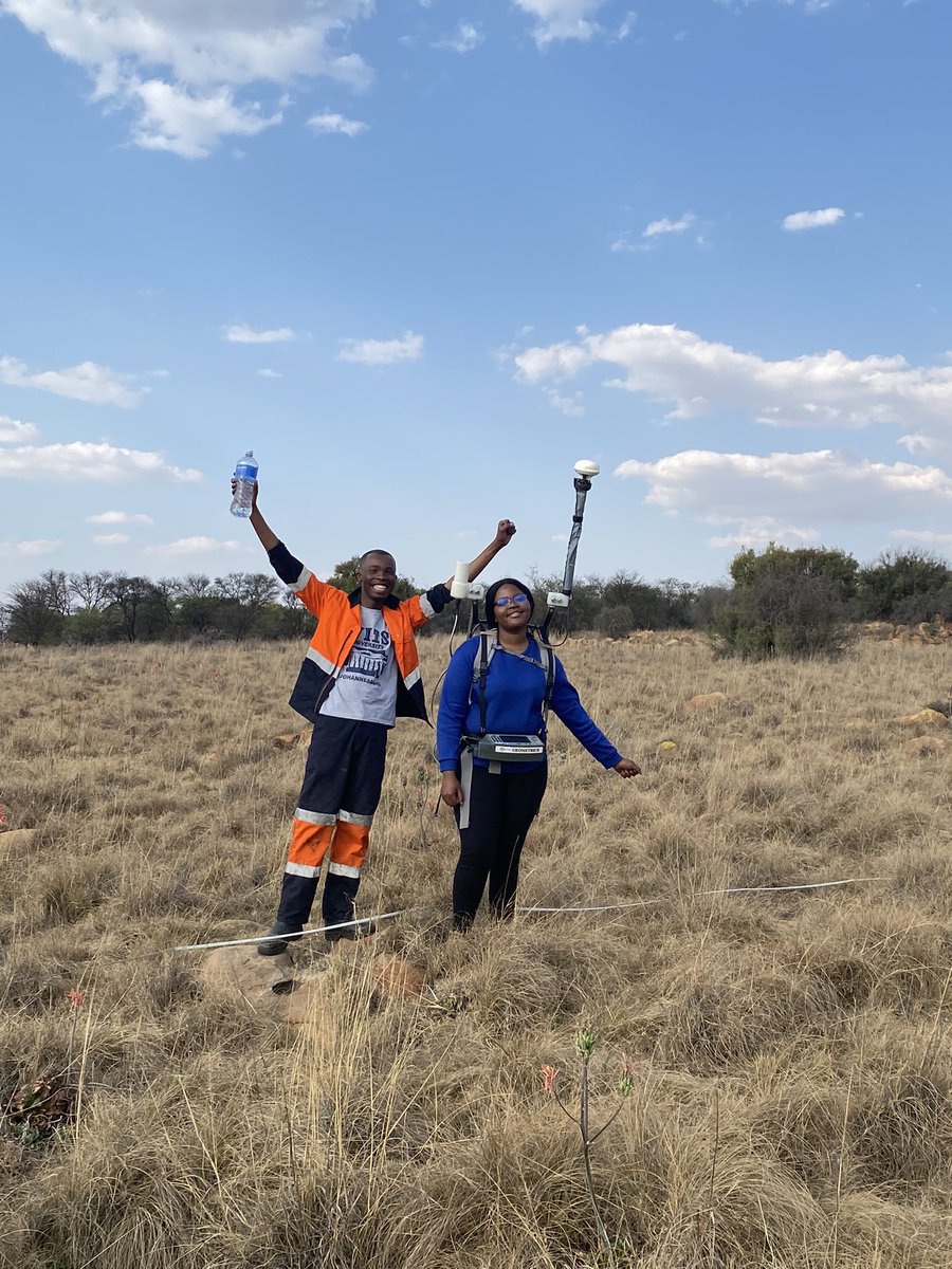 GeophysicsWebb's tweet photo. Absolute great field trip to Vredefort collecting magnetic data for an Honours project! Beautiful weather, beautiful site, beautiful (if confusing) data! And super efficient students! https://t.co/99f4onvRNs