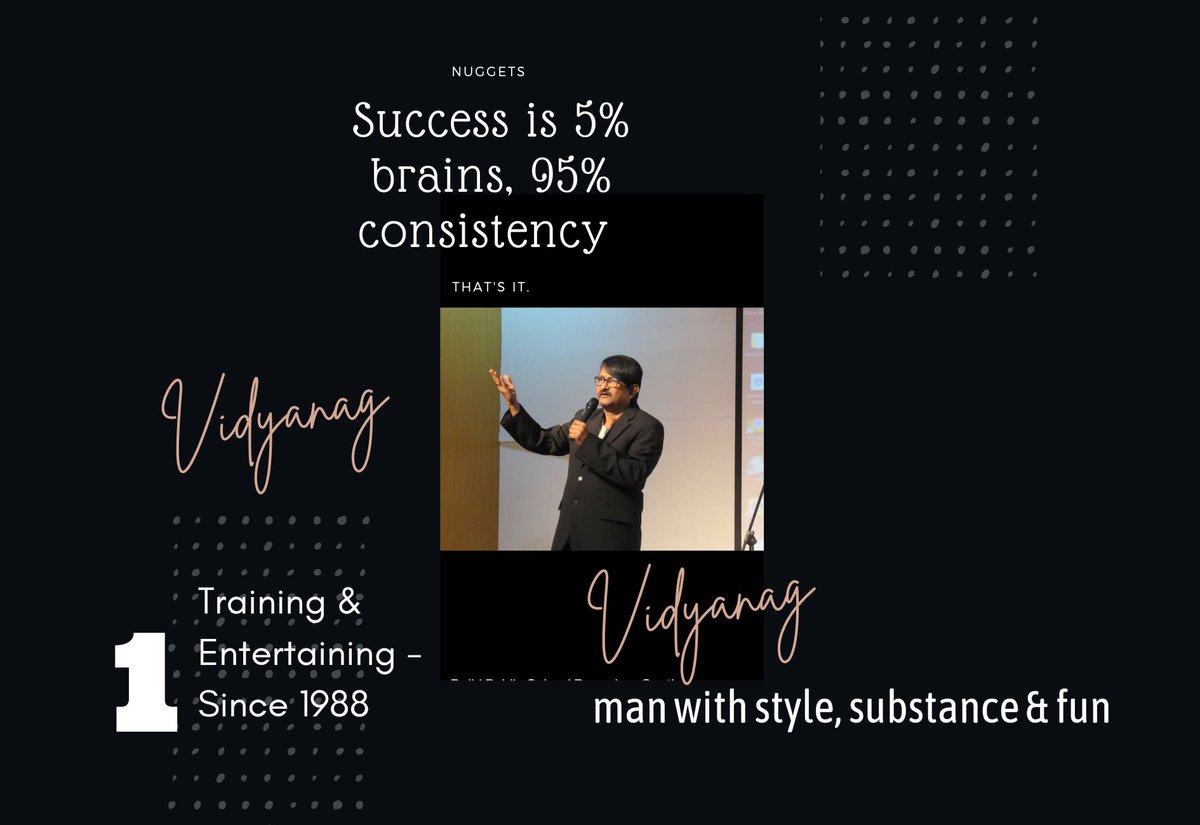 vidyanag's tweet photo. https://t.co/pcT5a93WR9
05 seconds reel by *Mr. Vidyanag Moka*...
 _Man with style, substance &amp; fun_ ...
Watch it. That's it. 🙏 https://t.co/v4hOghSaev