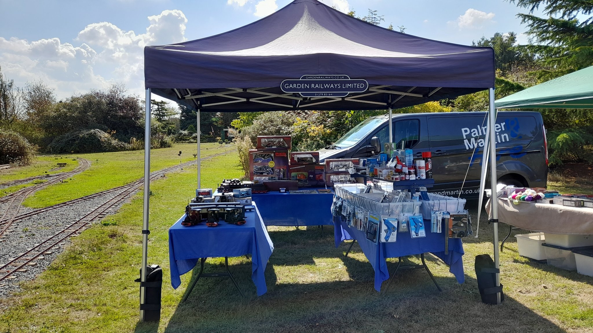gardenrailways on Twitter "All set up at The North Weald & District