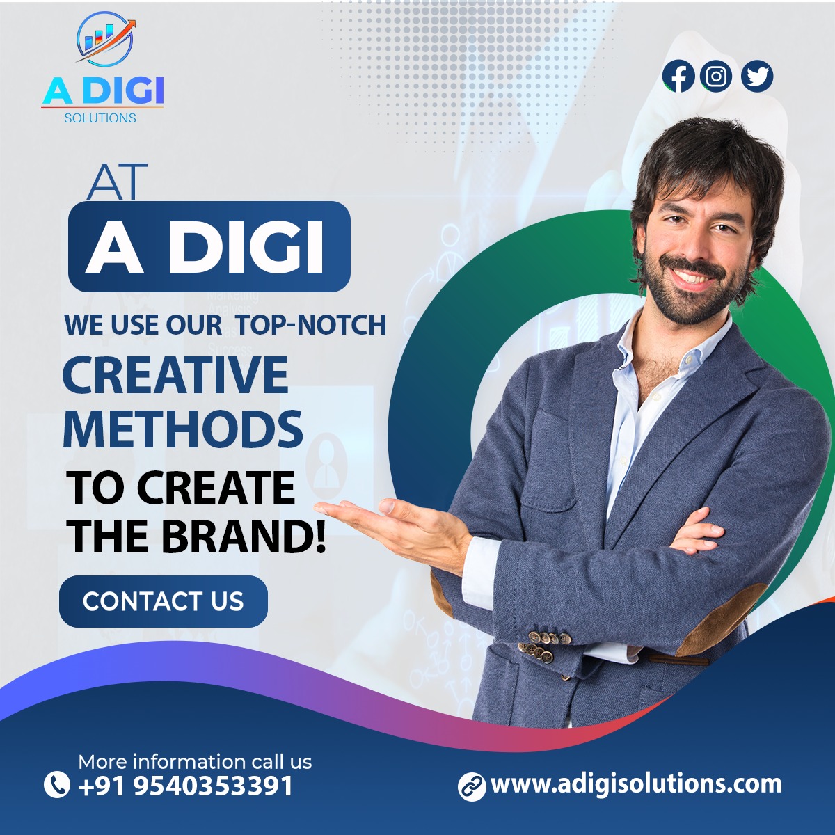 adigi_solutions's tweet image. At 𝐀 𝐃𝐢𝐠𝐢
We use Our Top-Notch Creative Methods to Create the Brand!! 
For more info:-
🌎 adigisolutions.com
📞9540353391,7834982664
📩 info@adigisolutions.com
.
.
.
#adigisolutions #digitalmarketing #mlmservices #bestformlmbusiness #adigimlmserviceprovider #mlm