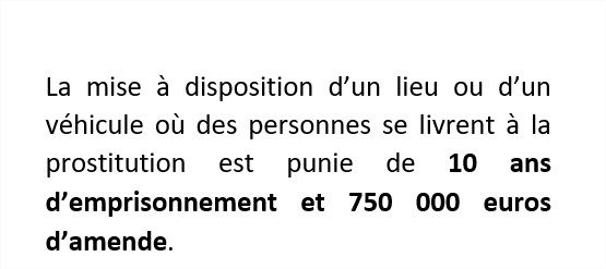 Ça dure toute la nuit, jusqu'à 8h du matin. 

Soulagement sexuel à l'abattage, organisé par les réseaux de proxénètes qui tiennent Château-Rouge. Les autorités savent, et ne font rien.

Le propriétaire du lieu, <a href="/Paris/">Paris</a>, est informé, il s'expose à des risques judiciaires.