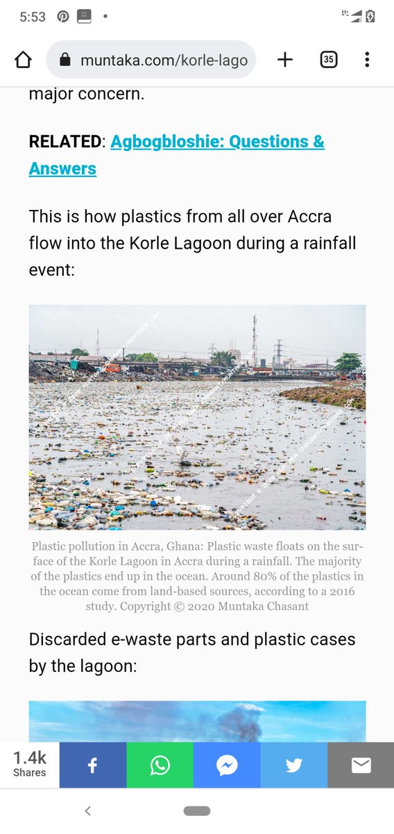 GAN12051310's tweet photo. The the galamsey issue more disturbing than this👇🏿. Let's be truthful. The is in accra, just under the nose of the media. Can any mention a single river that is still clean in Accra. Why is the media not talking about this? #odike https://t.co/7Ix11N3mEo