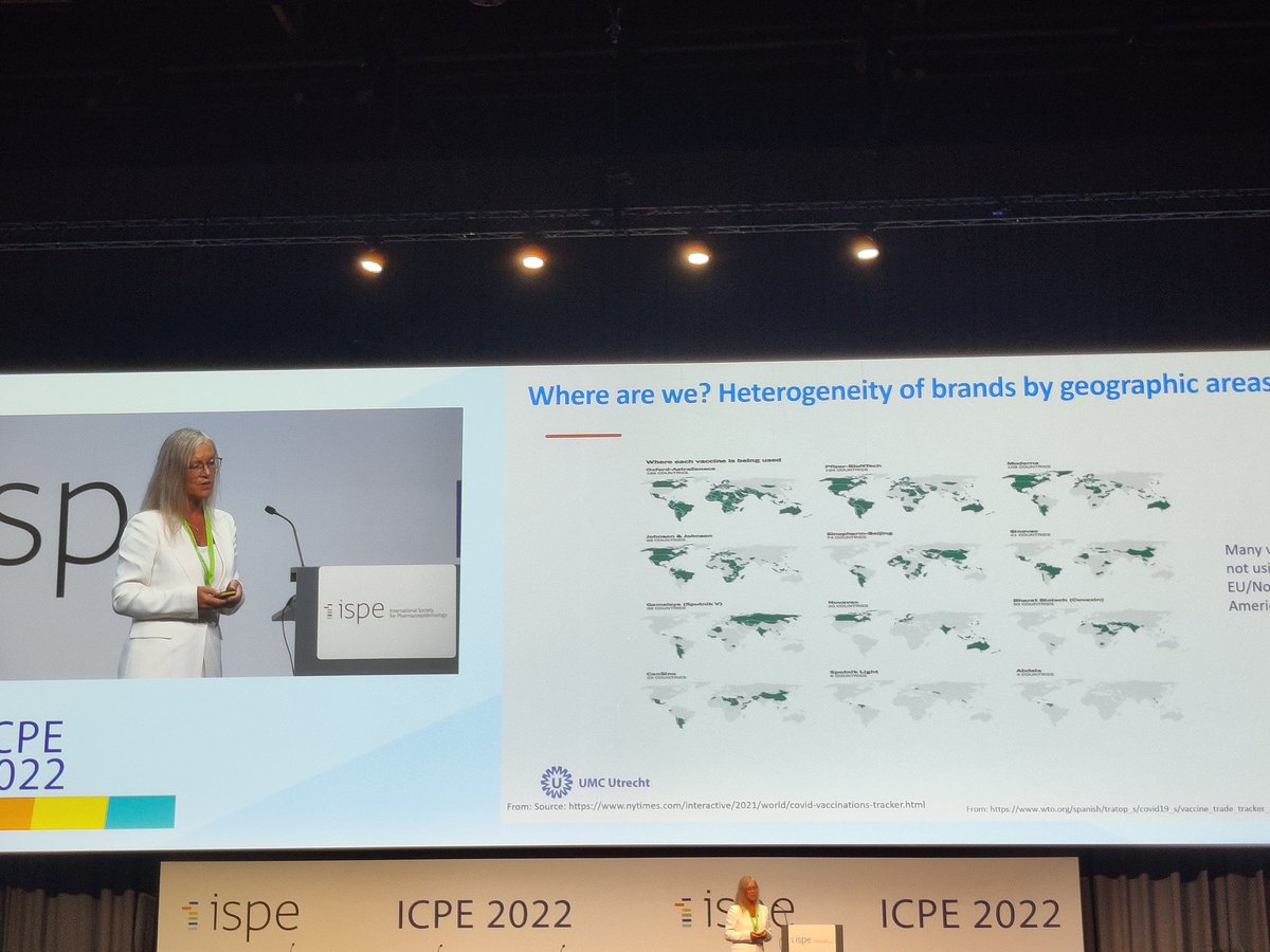 eimirhurley's tweet photo. @Miriam85458281 from @VAC4EU starting her talk on what remains to be done to generate high quality evidence by presenting the stark differences in  #COVID19 vaccines uptake and type globally at #ICPE22 https://t.co/gyo2pkswgb