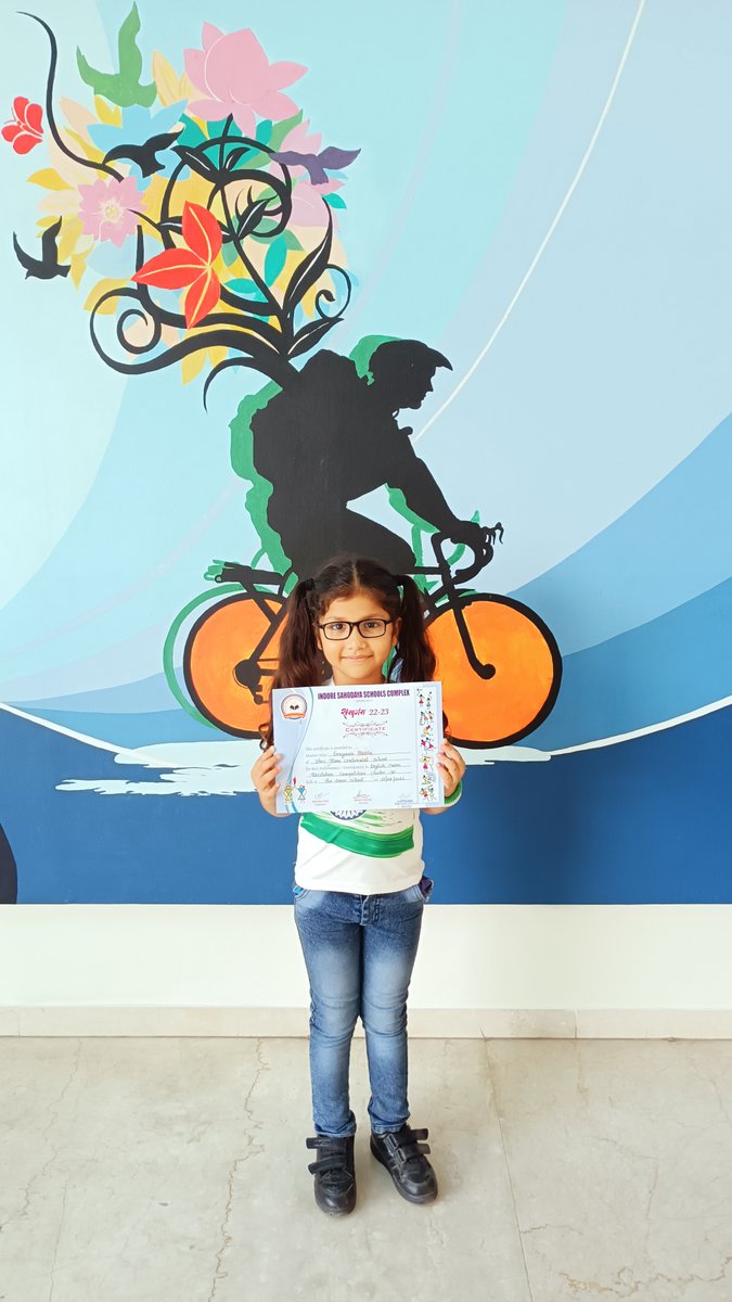 shriramindore's tweet image. SRCian Greyana Mehta of Class II has secured the Best Performer Award for her stupendous performance in the Sahodaya Interschool Poem Recitation Competition. Heartiest Congratulations to Greyana. We are proud of you Little Star #srcsindore #poemrecitation #interschool #littlestar