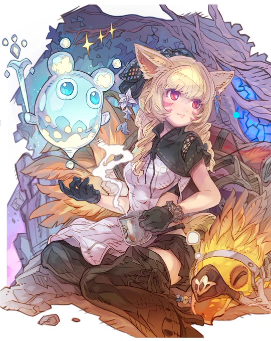 新生9周年おめでとーございますっ(*'▽')#FF14 #新生9周年 