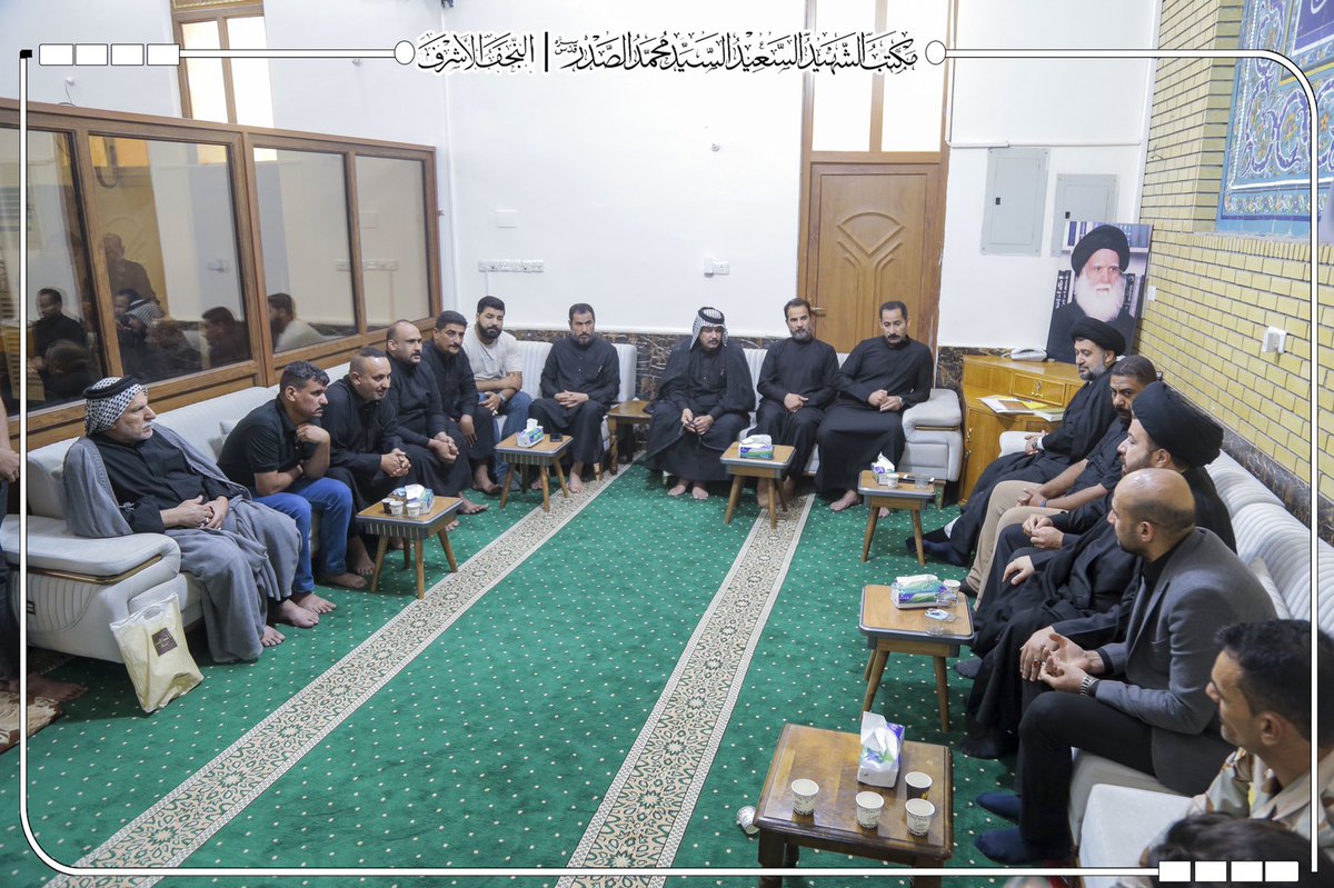 alsaderoffice's tweet photo. فقد استقبل المكتب الشريف صباح اليوم السبت ٢٨ محرم الحرام ١٤٤٤ هـ ، عددًا من الضيوف والزائرين الكرام من طلبة الحوزة العلمية والشخصيات الاكاديمية والاجتماعية وعموم المواطنين . https://t.co/rUTNUKTsgs