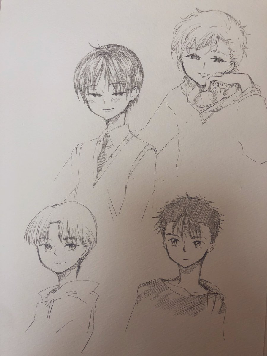 花ゆめララの好きな男子たち描いた絵が出てきました 