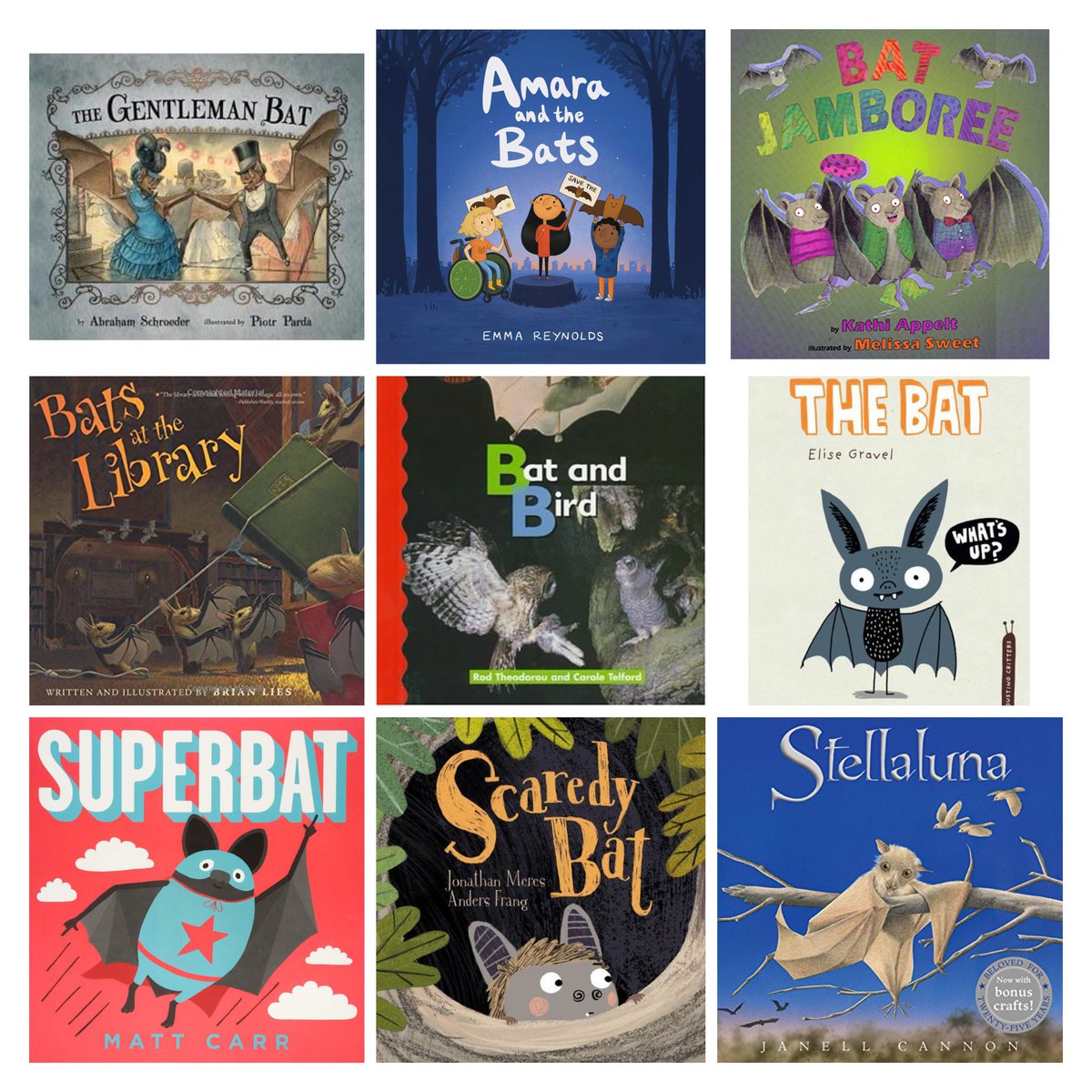 272BookFaith's tweet photo. ๐ฆ Itโs #InternationalBatNight ๐ฆ
The perfect time to read a brilliant #Bat book, or 2, or 3 ๐
#BookTwitter #BatFest ๐ฆ
#InternationalBatWeekend ๐ https://t.co/5os5MLwsqw