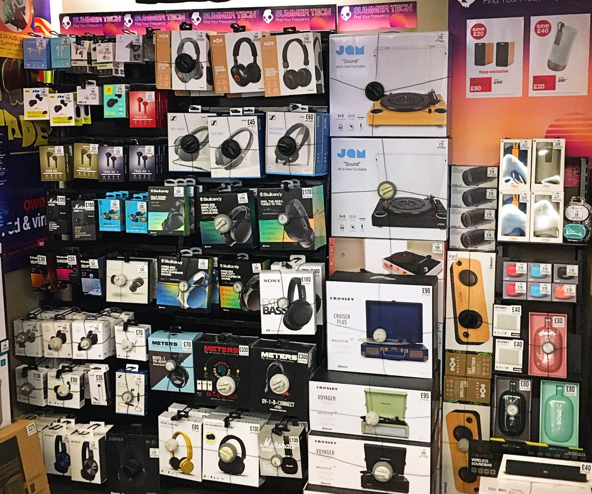 FOPPofficial's tweet photo. Our #FoppSummerTech offer is still going strong! Markdowns across the board on headphones, speakers, turntables, vinyl accessories, adapters and plenty more!
#gettofopp and get browsing! https://t.co/SrcItvymdy