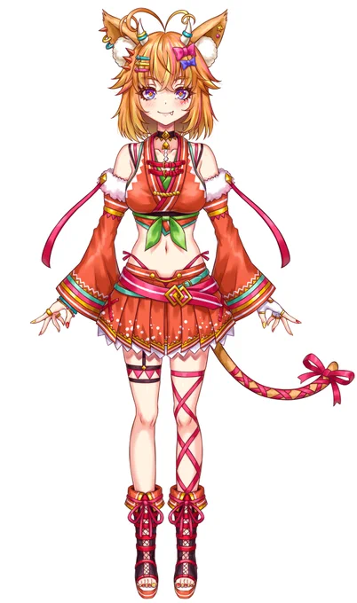 production kawaiiのVtuberサヴァ・サファリ()ちゃんのキャラクターデザイン、イラストを担当させていただきました。よろしくお願いしますーー 