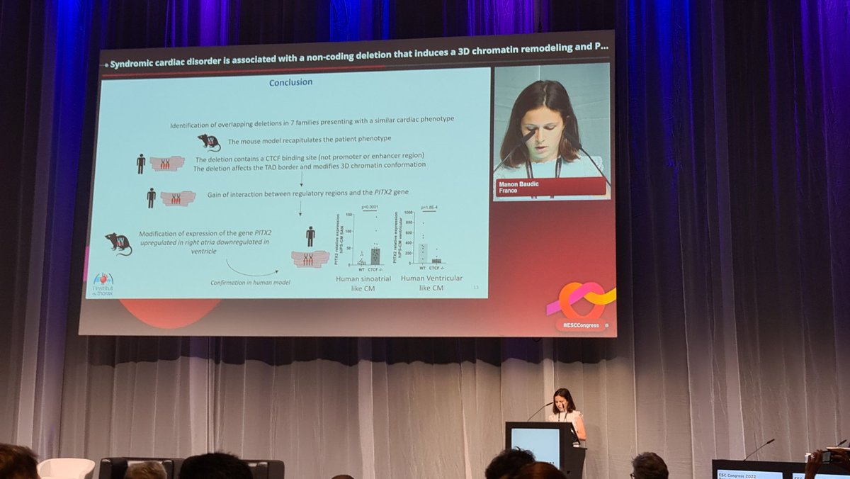 Ana M Gómez (@anamgmez4) on Twitter photo Manon Baudic showed that families with deletions in non-coding regions in PITX2 present a cardiac disorder syndrome with sinus node dysfunction, AF, LQT &/or congenital abnormalities.
#ESCCongress
#ESCBasicScience
<a href="/CarolRemme/">Carol Ann Remme</a> <a href="/JordiHeijman/">Jordi Heijman</a> @stefzafeirop
<a href="/liberale_luca/">Luca Liberale</a> Manon Baudic showed that families with deletions in non-coding regions in PITX2 present a cardiac disorder syndrome with sinus node dysfunction, AF, LQT &/or congenital abnormalities.
#ESCCongress
#ESCBasicScience
<a href="/CarolRemme/">Carol Ann Remme</a> <a href="/JordiHeijman/">Jordi Heijman</a> @stefzafeirop
<a href="/liberale_luca/">Luca Liberale</a>
