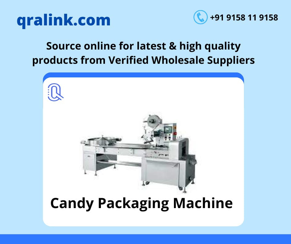 qralink's tweet image. Source online for latest &amp;amp; high quality products from Verified Wholesale Suppliers

#candypackagingmachine #candypackingmachine #candywrappingmachines #chocolatewrappermachine
#qralink #b2b #printing #packaging 

Register url : qralink.com
whatsapp :9158 11 9158