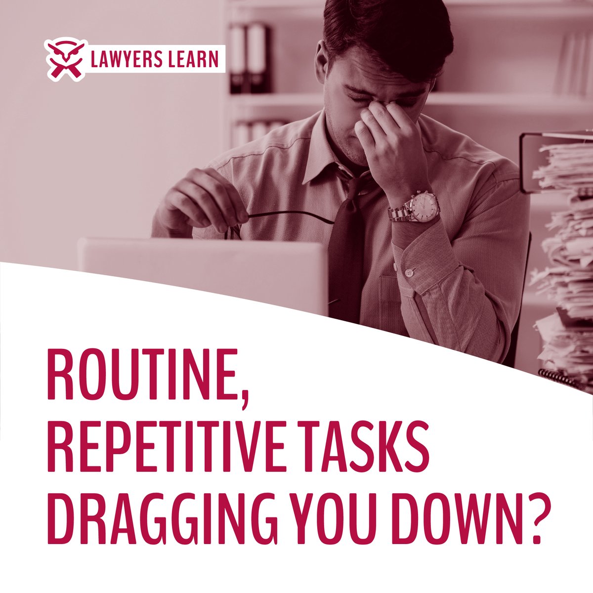 LawyersLearn's tweet photo. Wouldn't you rather spend your time on higher-value work than mundane, repetitive tasks?

Enrol in Lawyers Learn Technology and find out how you can free yourself up for more value-generating work!

Click https://t.co/1VnsTlS394 for the free preview!

#law #lawyers #lawstudents https://t.co/8vPJVxjtrC