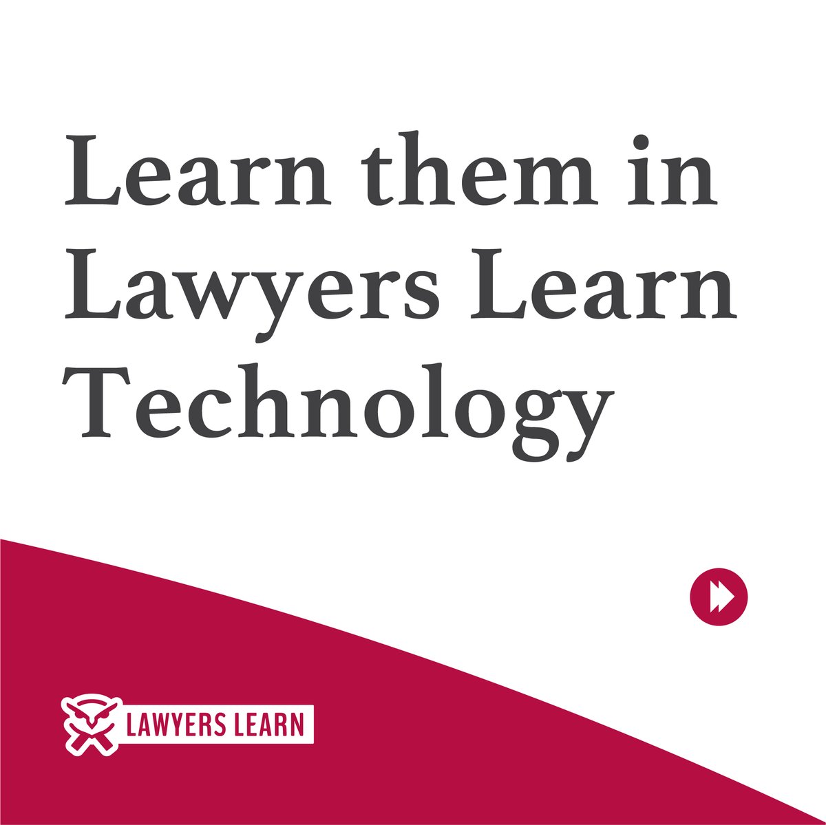 LawyersLearn's tweet photo. Wouldn't you rather spend your time on higher-value work than mundane, repetitive tasks?

Enrol in Lawyers Learn Technology and find out how you can free yourself up for more value-generating work!

Click https://t.co/1VnsTlS394 for the free preview!

#law #lawyers #lawstudents https://t.co/8vPJVxjtrC