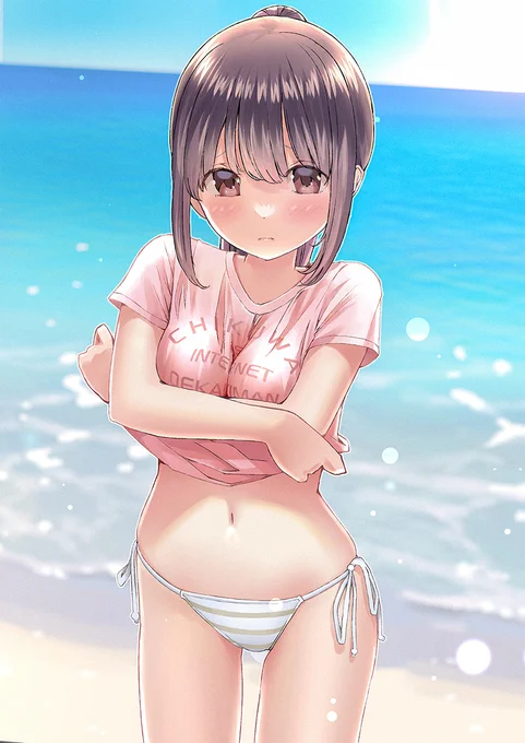 彼女が水着にきがえたら… 