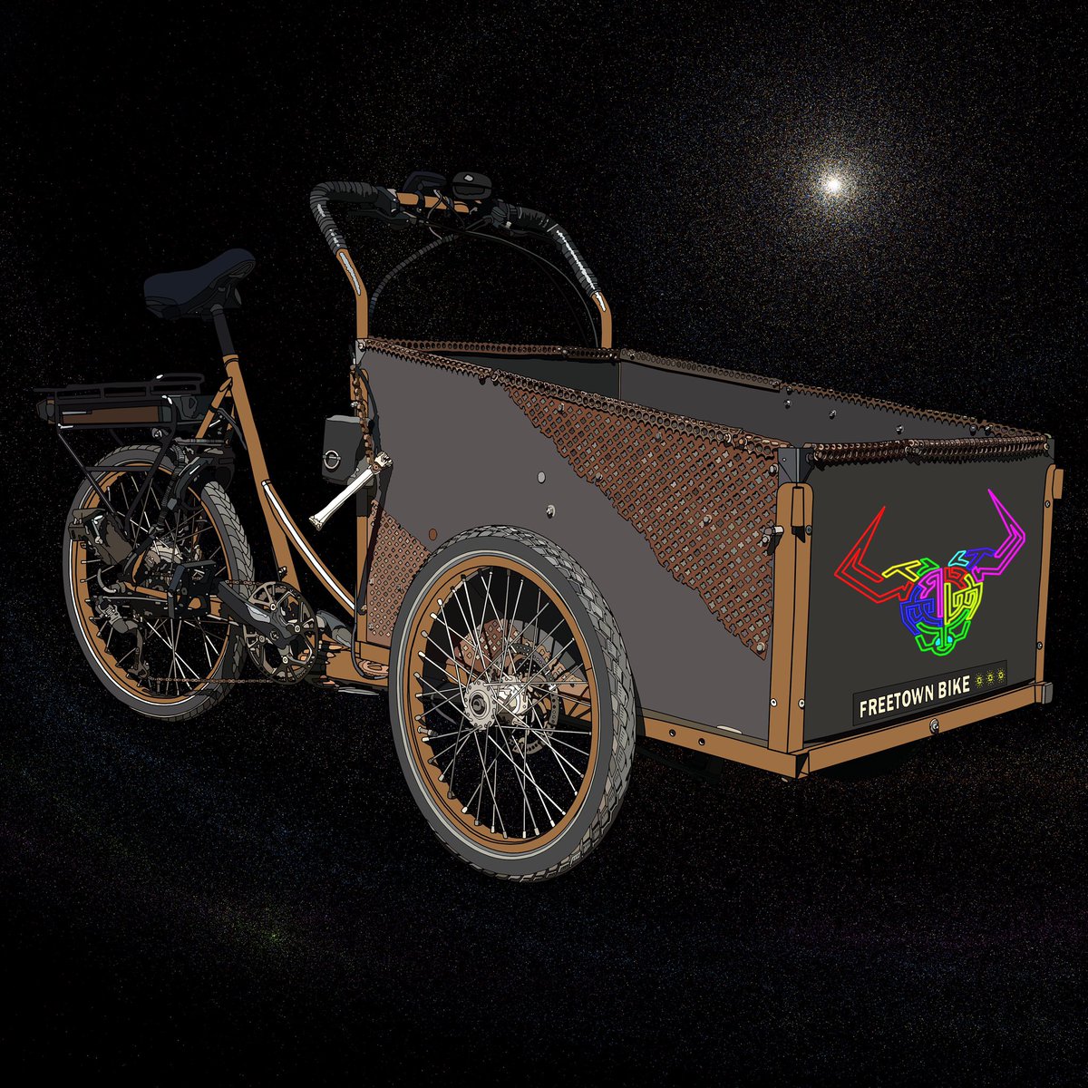 TotalNodal's tweet image. I want to know which of these four sneak peaks is your favorite in the comments below❤️❤️❤️

(Classic is for the two wheeler and Cargo is the three wheeler with the box up front)

1. Classic Rainbow Pulse
2. Cargo in space
3. Classic Wonderland
4. Cargo Lasers

#CNFT #CryptoBike