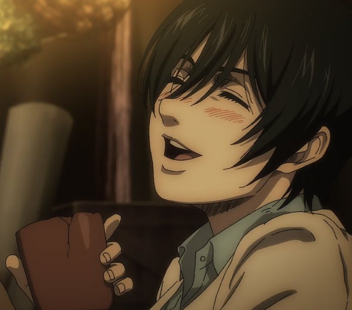 EremikaAOT's tweet photo. The only time Mikasa laughed was when she was drunk 🥲 https://t.co/emAAYmvvBk